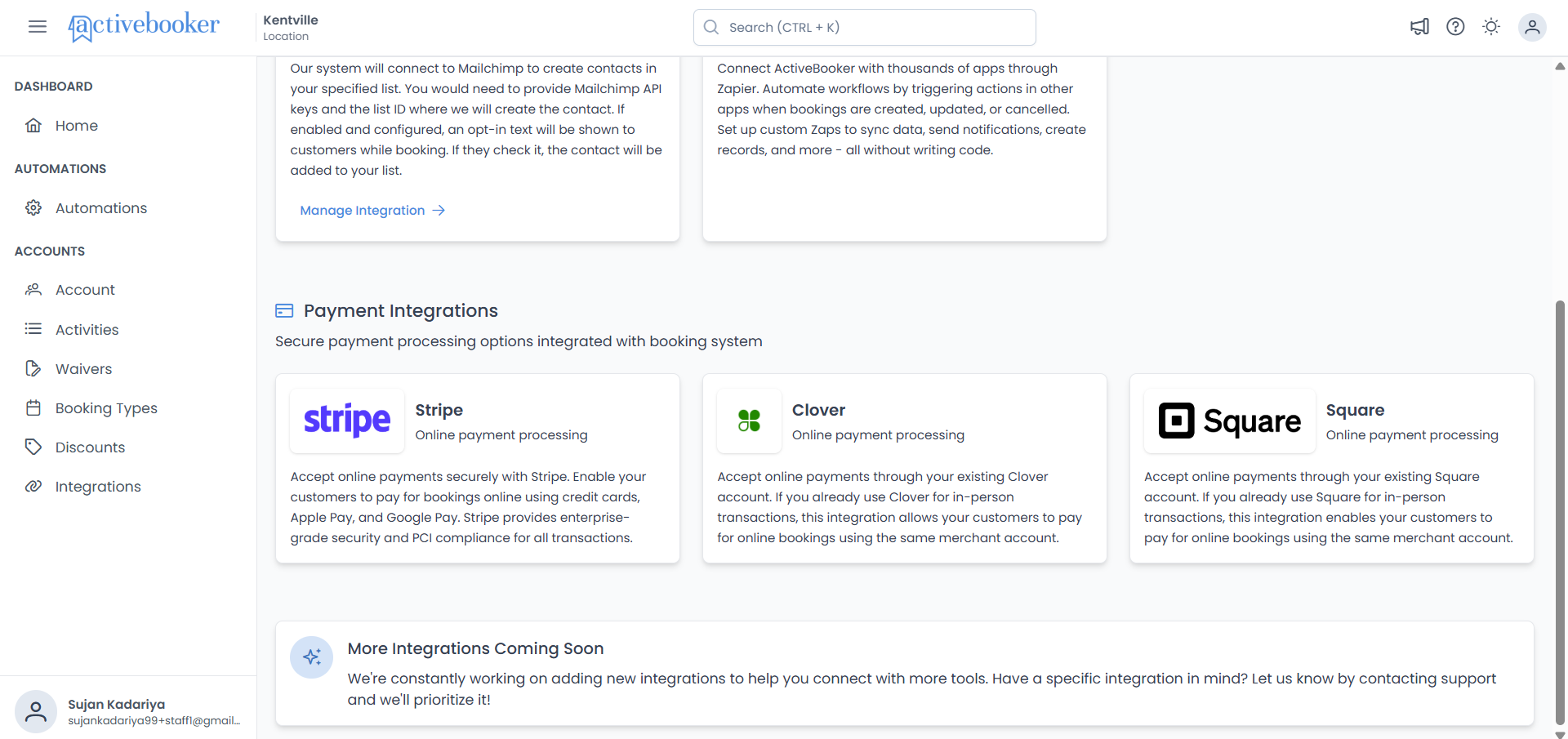 Payment Integration
